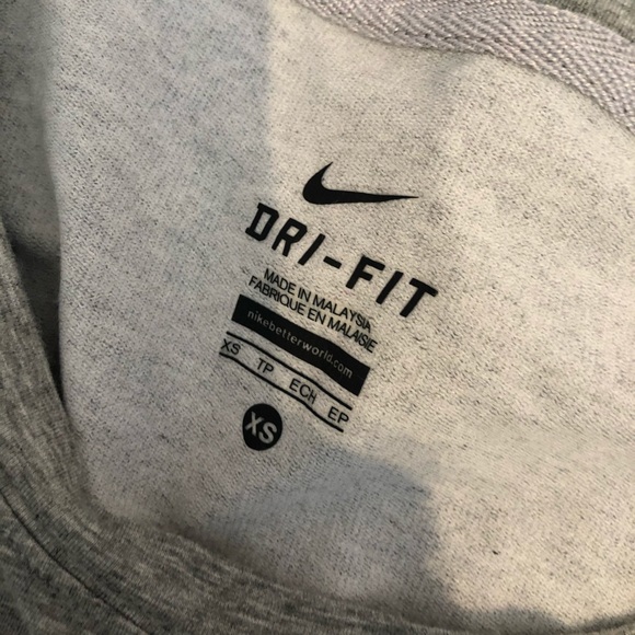Nike Dri Fit Gray Tee - Picture 5 of 5